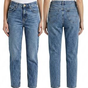 Lee Slim Straight Classic Blue VTG Women's Unisex Jeans 30x30